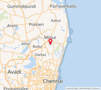 Map of Pakkipuram, Tamil Nadu