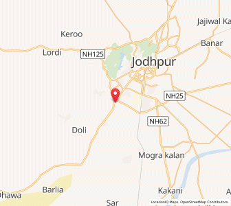 Map of Pal, Rajasthan