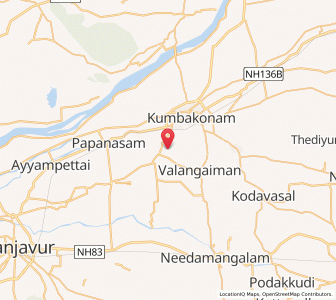 Map of Palaiyar, Tamil Nadu