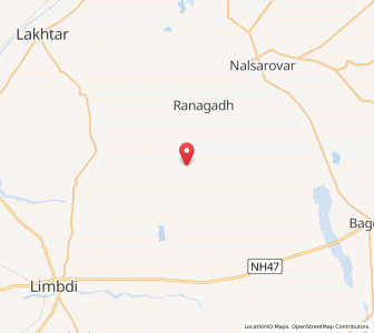 Map of Palali, Gujarat