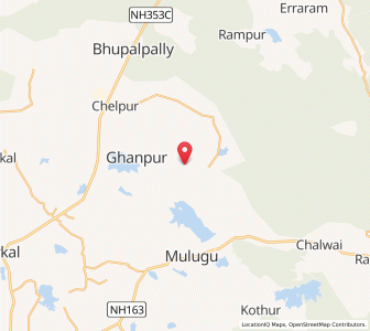 Map of Palampet, Andhra Pradesh