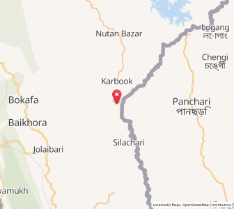 Map of Palangphabari, Tripura