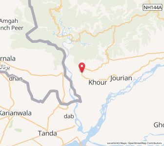 Map of Palanwala, Kashmir