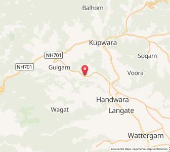 Map of Palapur, Kashmir