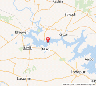 Map of Palasdev, Maharashtra