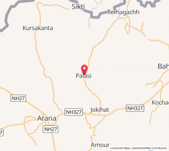 Map of Palasi, Bihar
