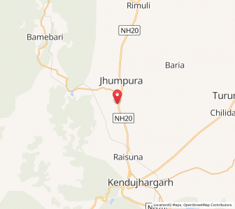 Map of Palasponga, Odisha
