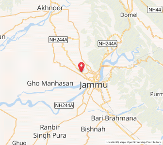 Map of Palaura Pata, Kashmir