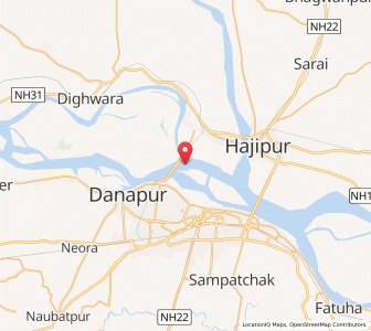 Map of Paleza, Bihar