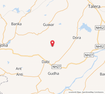Map of Palkan, Rajasthan