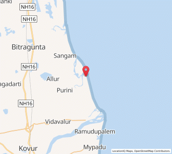 Map of Pallapupalem, Andhra Pradesh