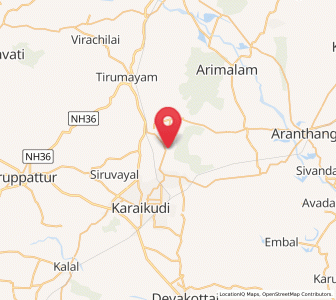 Map of Pallattur, Tamil Nadu