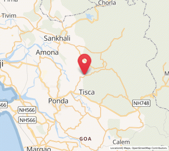 Map of Palle, Goa