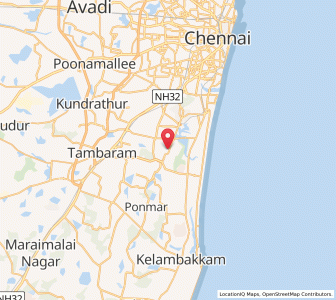 Map of Pallijkarani, Tamil Nadu