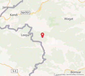 Map of Palriwali Jinjar, Kashmir