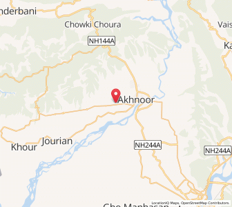 Map of Palwan, Kashmir