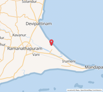 Map of Panaikulam, Tamil Nadu