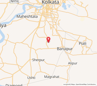 Map of Panakua, West Bengal