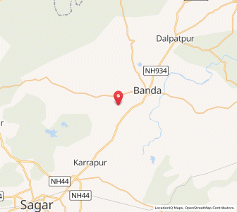 Map of Panari, Madhya Pradesh