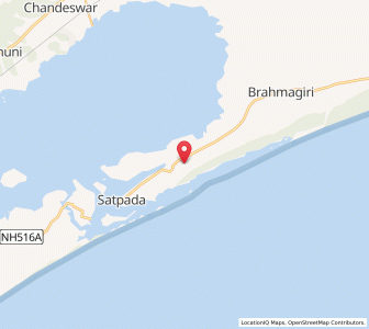 Map of Panasapada, Odisha