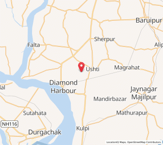 Map of Panchagram, West Bengal