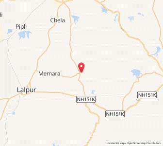 Map of Panchasara Nana, Gujarat