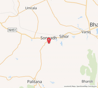 Map of Panchavada, Gujarat