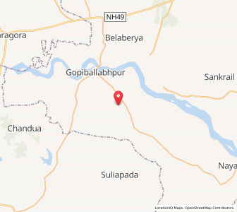 Map of Pandapata, West Bengal