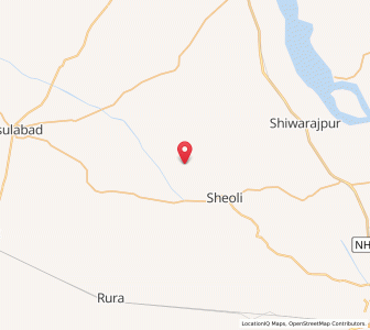Map of Pandehar, Uttar Pradesh