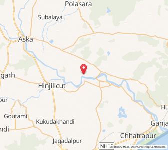 Map of Pandia, Odisha
