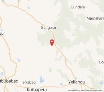 Map of Pandiam, Andhra Pradesh