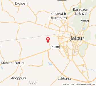Map of Pando ki Dhani, Rajasthan