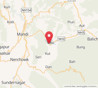 Map of Pandoh, Himachal Pradesh