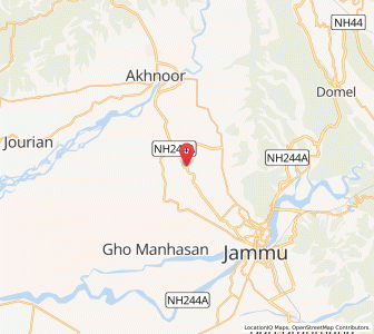 Map of Pandorian, Kashmir