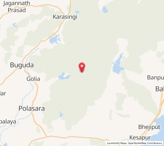 Map of Pandripada, Odisha