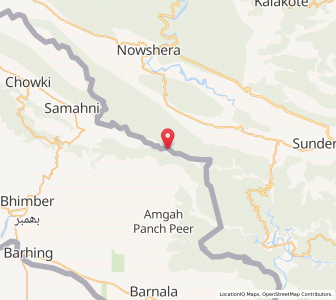 Map of Panduri, Kashmir