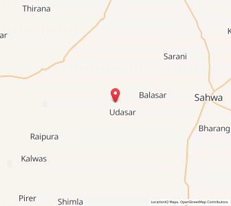 Map of Pandusar, Rajasthan