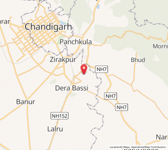 Map of Pandwala, Punjab