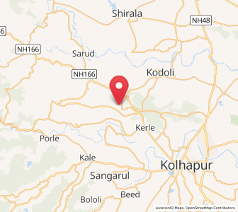 Map of Panhala, Maharashtra