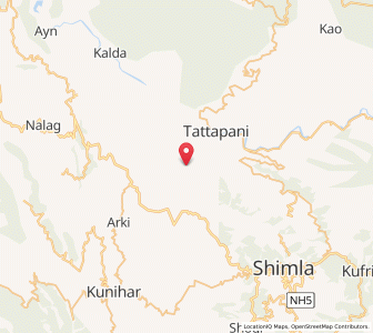 Map of Panhyana, Himachal Pradesh