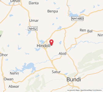 Map of Panidhal, Rajasthan