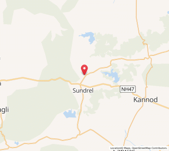 Map of Panigaon, Madhya Pradesh