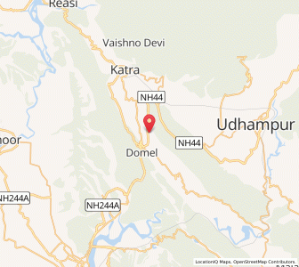Map of Panjal, Kashmir