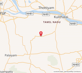 Map of Panjappatti, Tamil Nadu