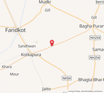 Map of Panjgirain Kalan, Punjab