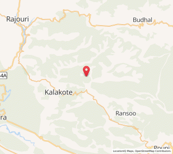 Map of Panjhaa, Kashmir