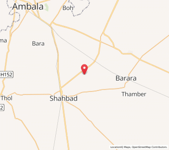 Map of Panjhel, Haryana