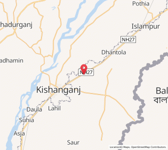Map of Panjipara, West Bengal