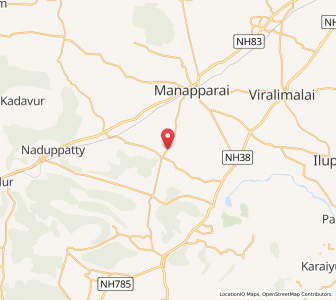 Map of Pannangomounattam, Mizoram