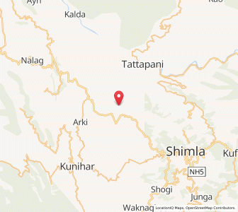Map of Panog, Himachal Pradesh